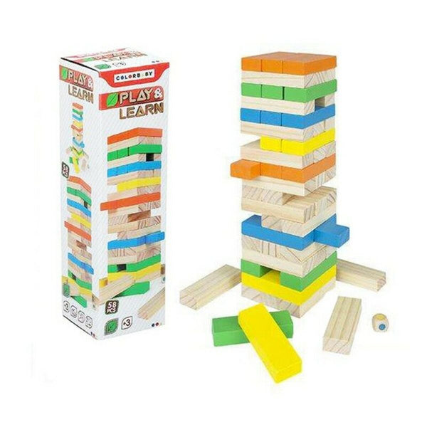 Byggklossespel Woomax 43620 (26 cm) (58 pcs)-Leksaker och spel-Woomax-peaceofhome.se