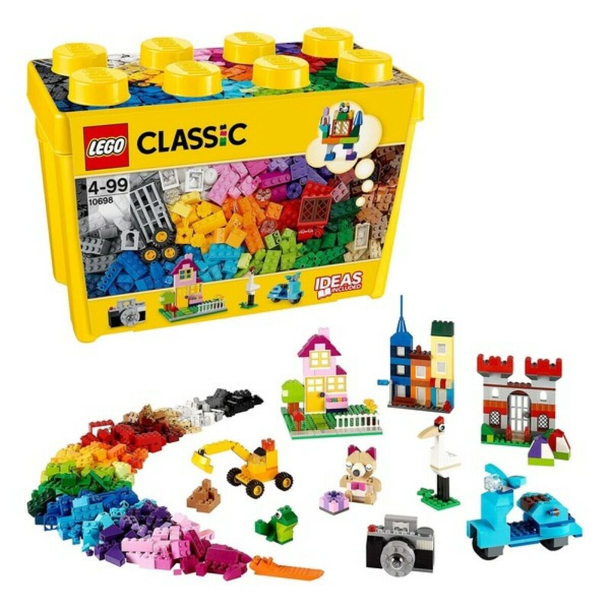 Byggsats Brick Box Lego 10698 Multicolour (790 pcs)-Leksaker och spel-Lego-peaceofhome.se