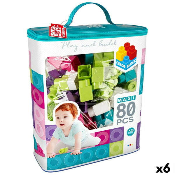 Byggsats Color Block Trendy Väska 80 Delar (6 antal)-Leksaker och spel-Color Block-peaceofhome.se