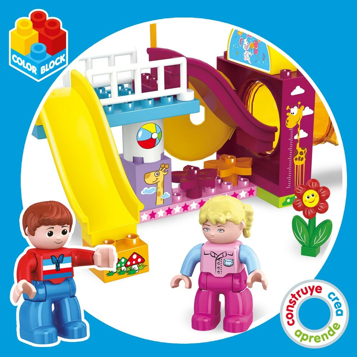 Byggsats Colorbaby Playground 50 Delar (2 antal)-Leksaker och spel-Colorbaby-peaceofhome.se