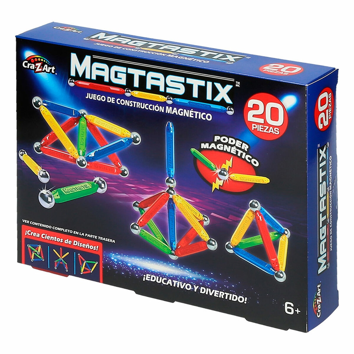 Byggsats Cra-Z-Art Magtastix Beginner 20 Delar (4 antal)-Leksaker och spel-Cra-Z-Art-peaceofhome.se