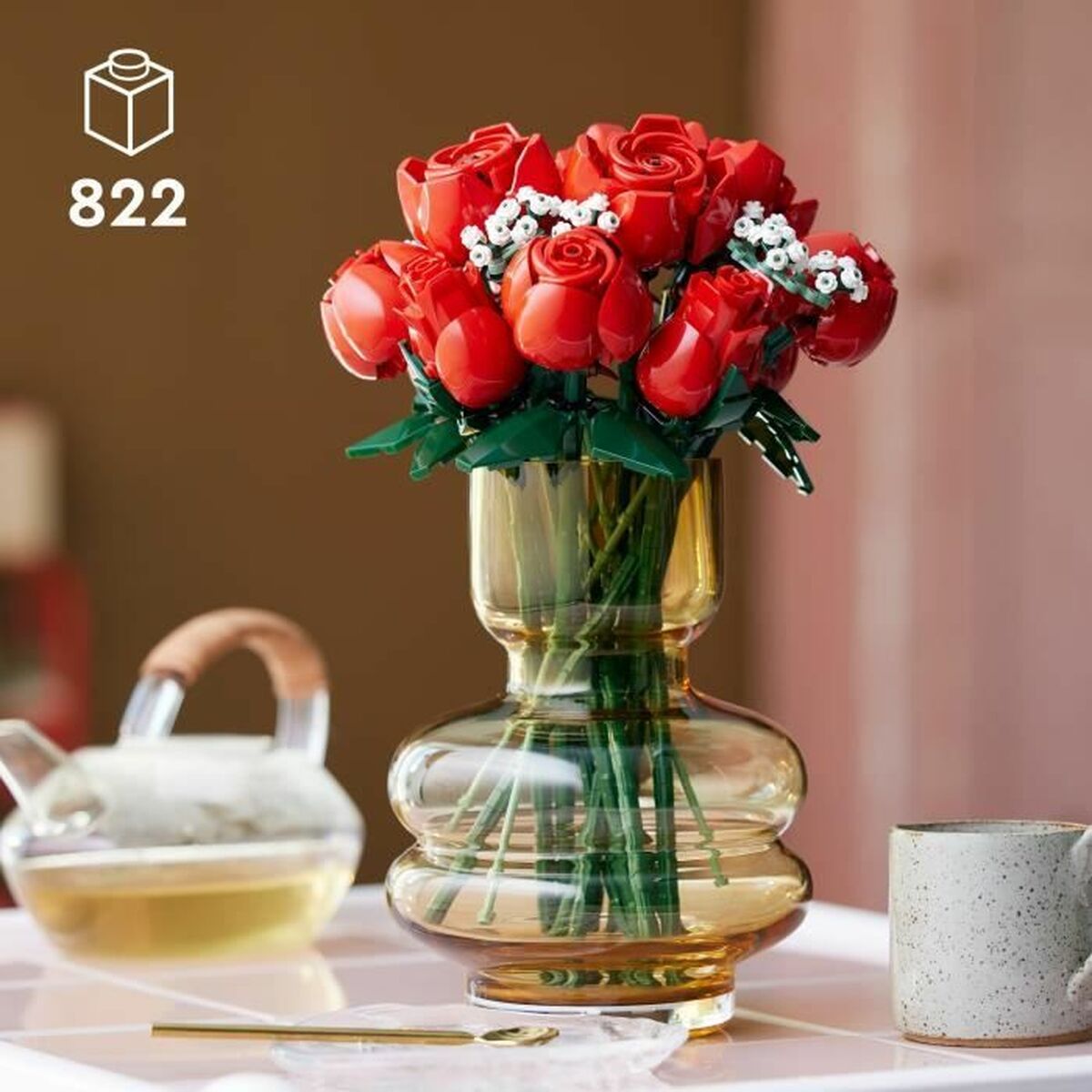 Byggsats Lego 10328 Bouquet of Roses Multicolour 822 Delar-Leksaker och spel-Lego-peaceofhome.se