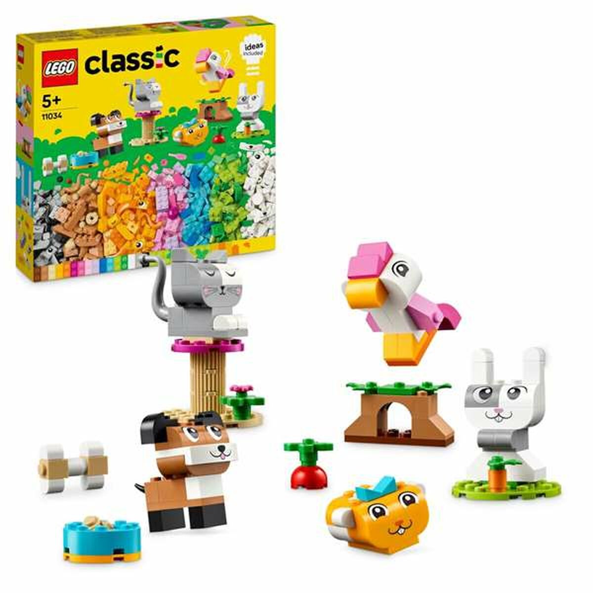 Byggsats Lego 11034 Classic Multicolour 450 Delar-Leksaker och spel-Lego-peaceofhome.se