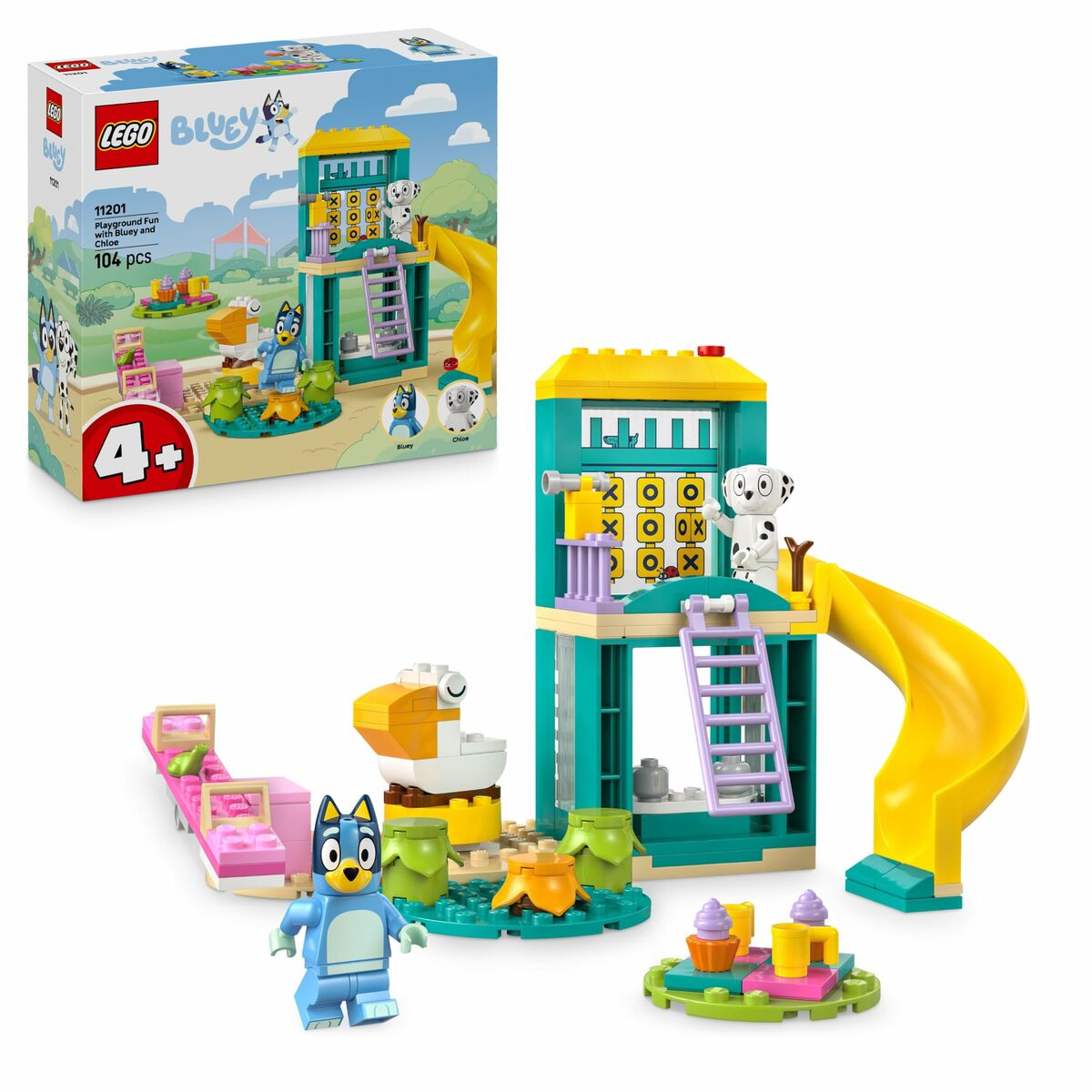 Byggsats Lego 11201 Playground Fun with Bluey and Chloe 104 Delar-Leksaker och spel-Lego-peaceofhome.se