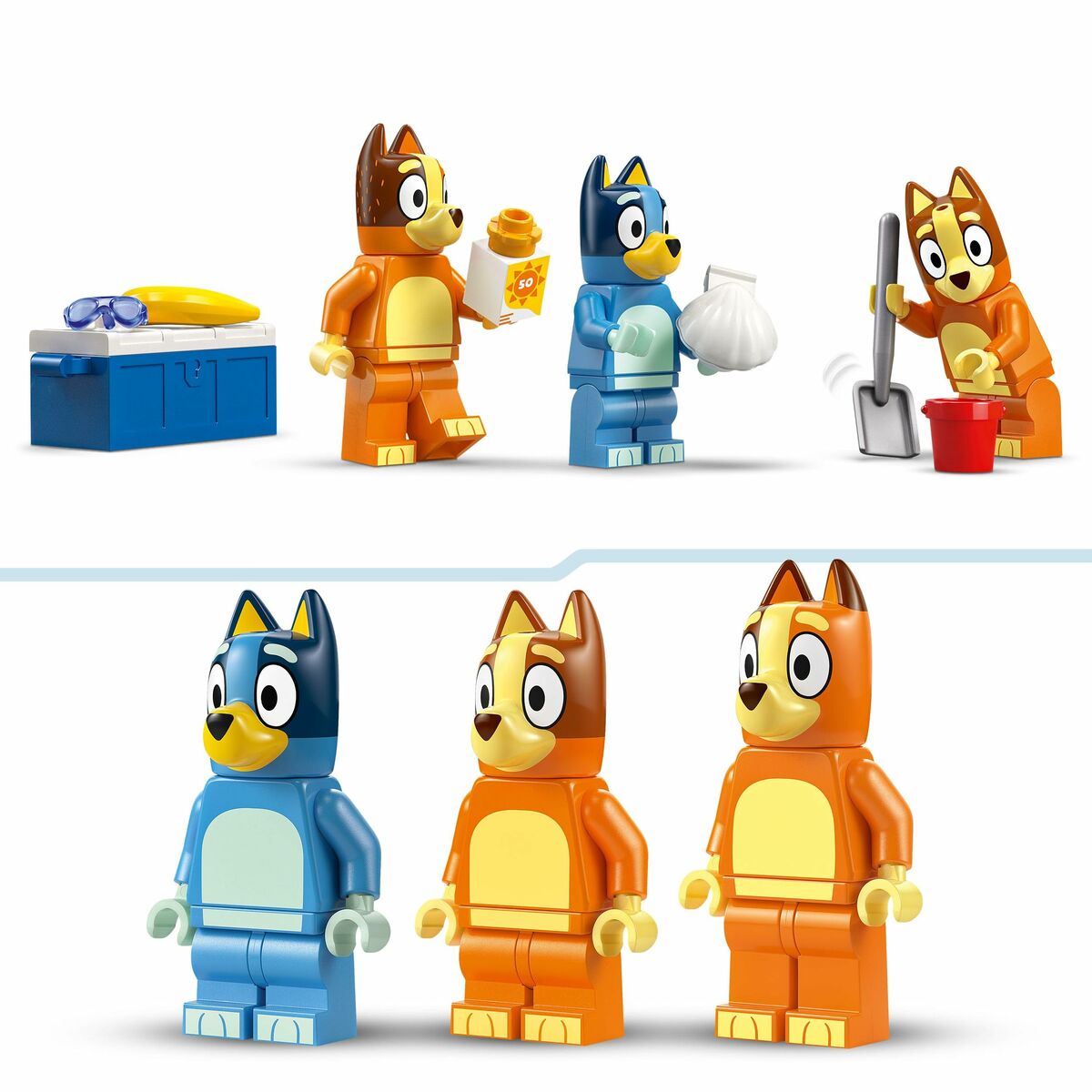 Byggsats Lego 11202 Bluey's Beach & Family Car Trip 133 Delar-Leksaker och spel-Lego-peaceofhome.se