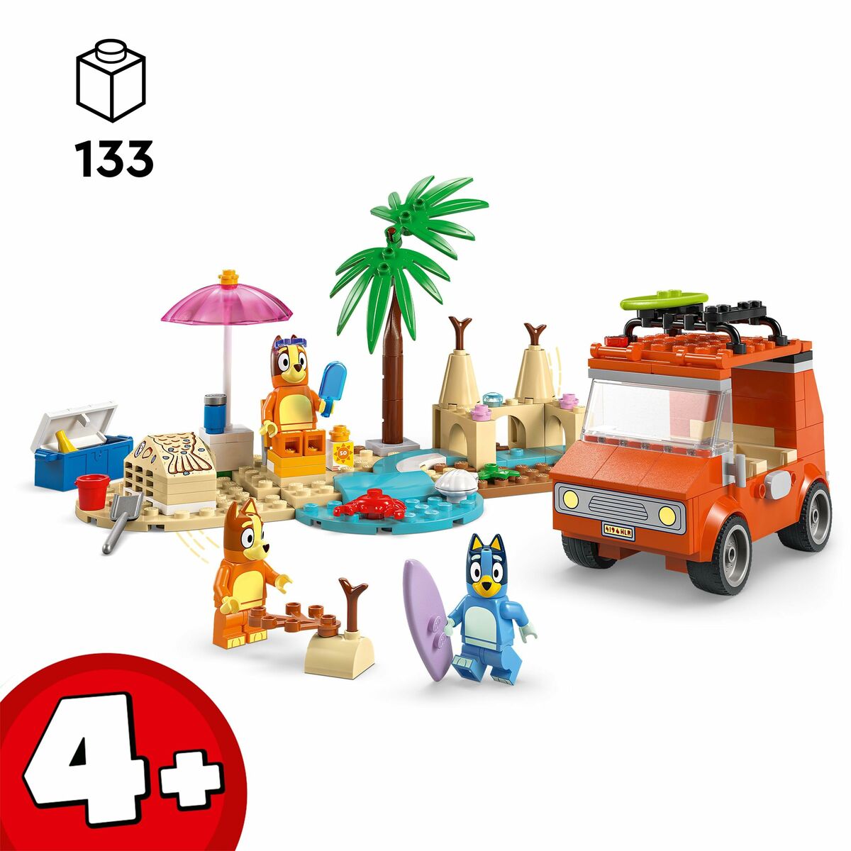 Byggsats Lego 11202 Bluey's Beach & Family Car Trip 133 Delar-Leksaker och spel-Lego-peaceofhome.se