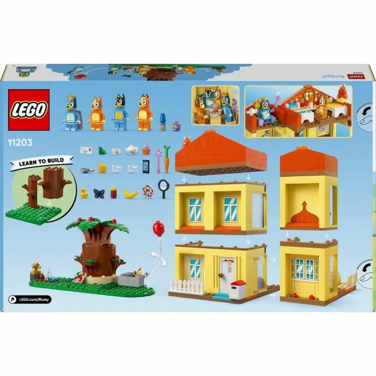Byggsats Lego 11203 Bluey's Family House 382 Delar-Leksaker och spel-Lego-peaceofhome.se