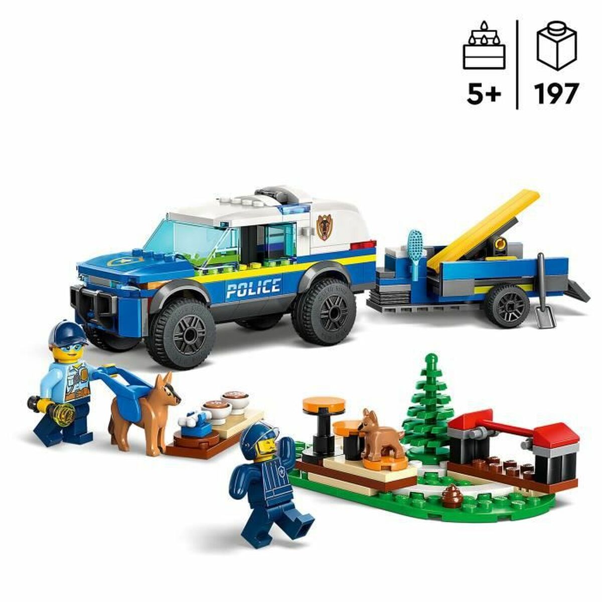 Byggsats Lego 60369 + 5 år Polis 197 Delar-Leksaker och spel-Lego-peaceofhome.se