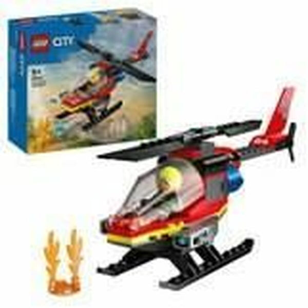 Byggsats Lego 60411 Fire Rescue Helicopter Multicolour-Leksaker och spel-Lego-peaceofhome.se