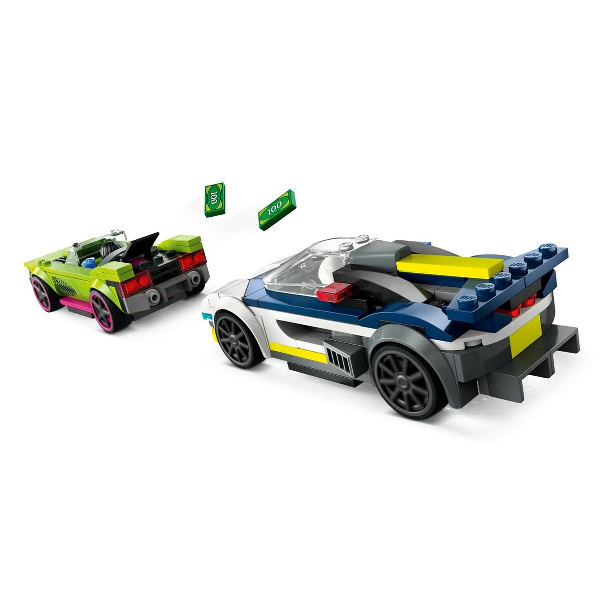 Byggsats Lego 60415 Police Car and Muscle Car Chase Multicolour 213 piezas-Leksaker och spel-Lego-peaceofhome.se
