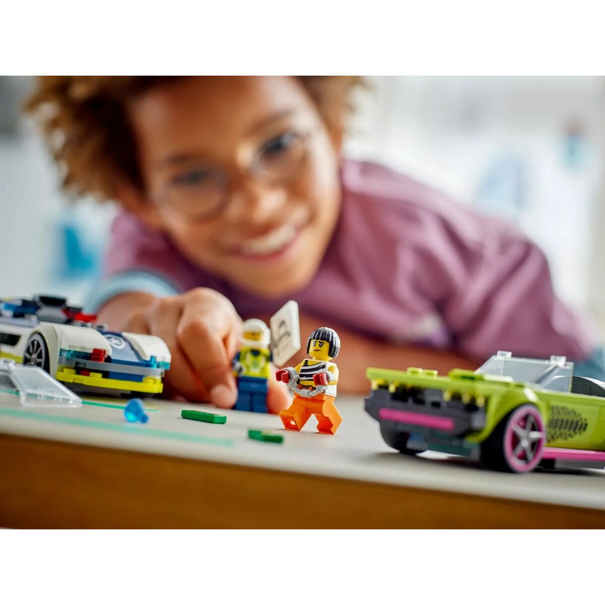 Byggsats Lego 60415 Police Car and Muscle Car Chase Multicolour 213 piezas-Leksaker och spel-Lego-peaceofhome.se