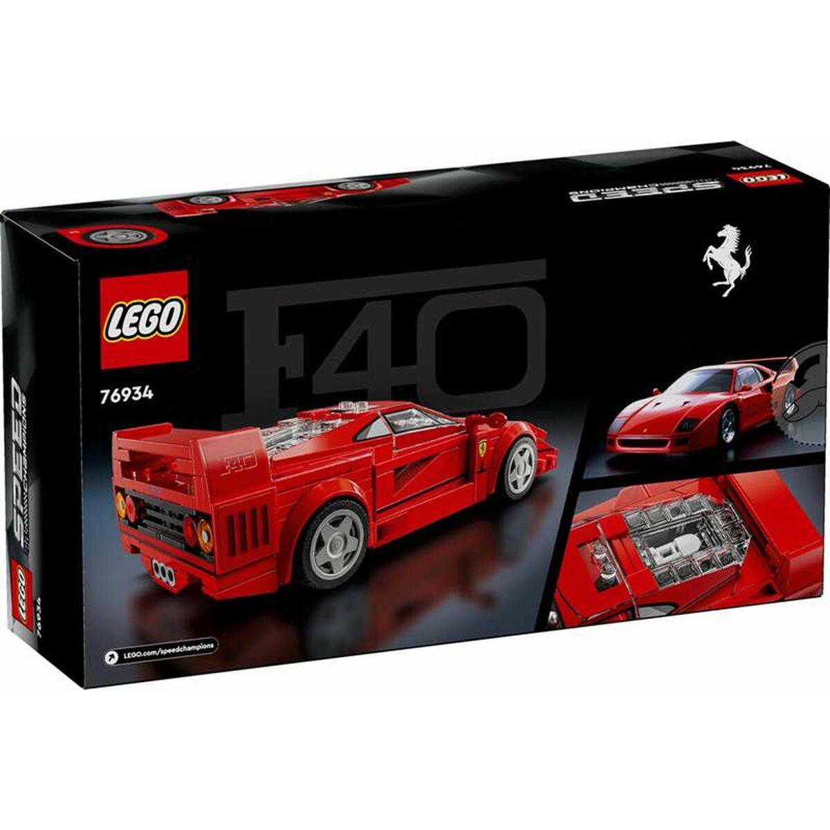 Byggsats Lego 76934 Ferrari F40 Multicolour-Leksaker och spel-Lego-peaceofhome.se