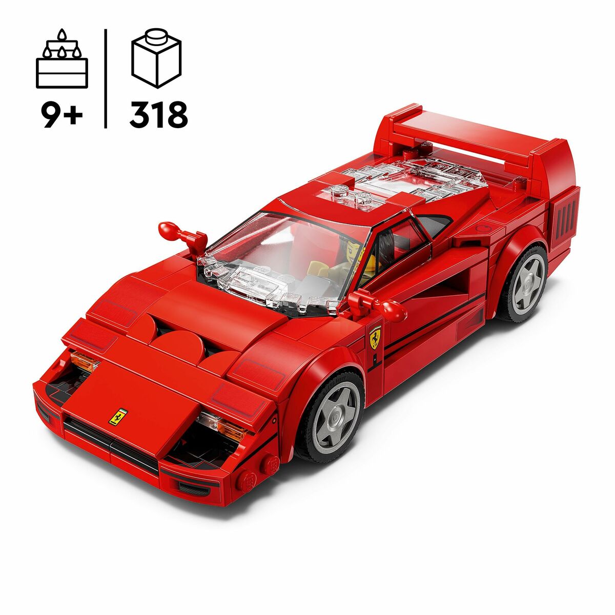 Byggsats Lego 76934 Ferrari F40 Multicolour-Leksaker och spel-Lego-peaceofhome.se