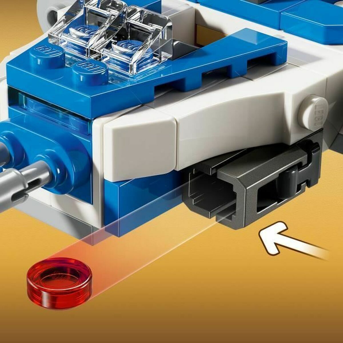 Byggsats Lego Captain Rex's Y-Wing Microfighter Multicolour-Leksaker och spel-Lego-peaceofhome.se