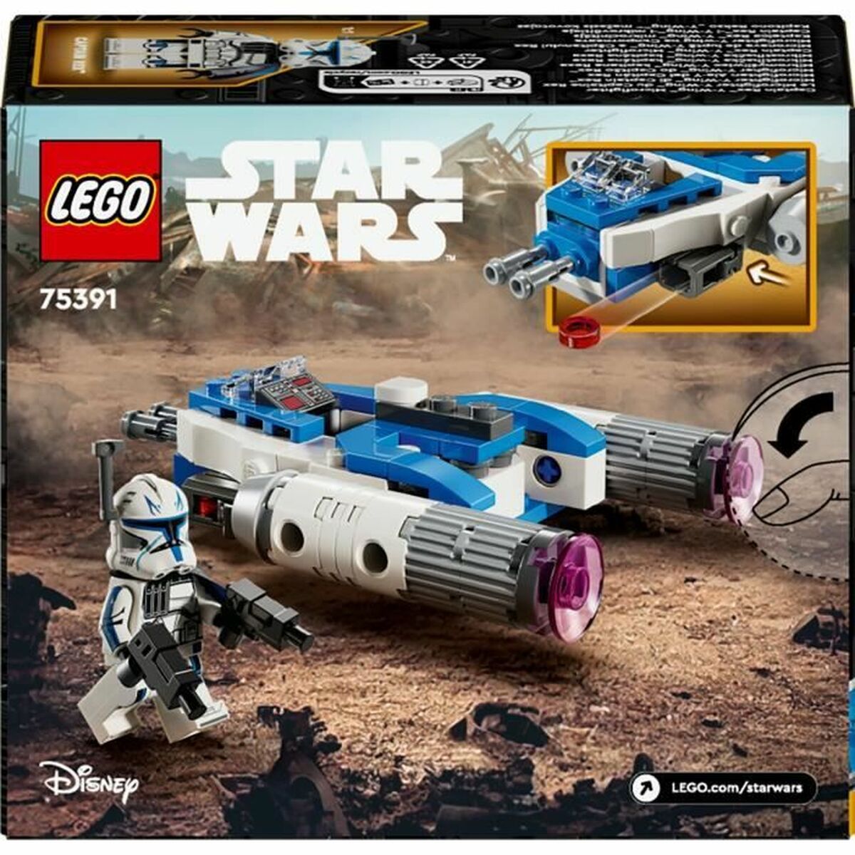 Byggsats Lego Captain Rex's Y-Wing Microfighter Multicolour-Leksaker och spel-Lego-peaceofhome.se