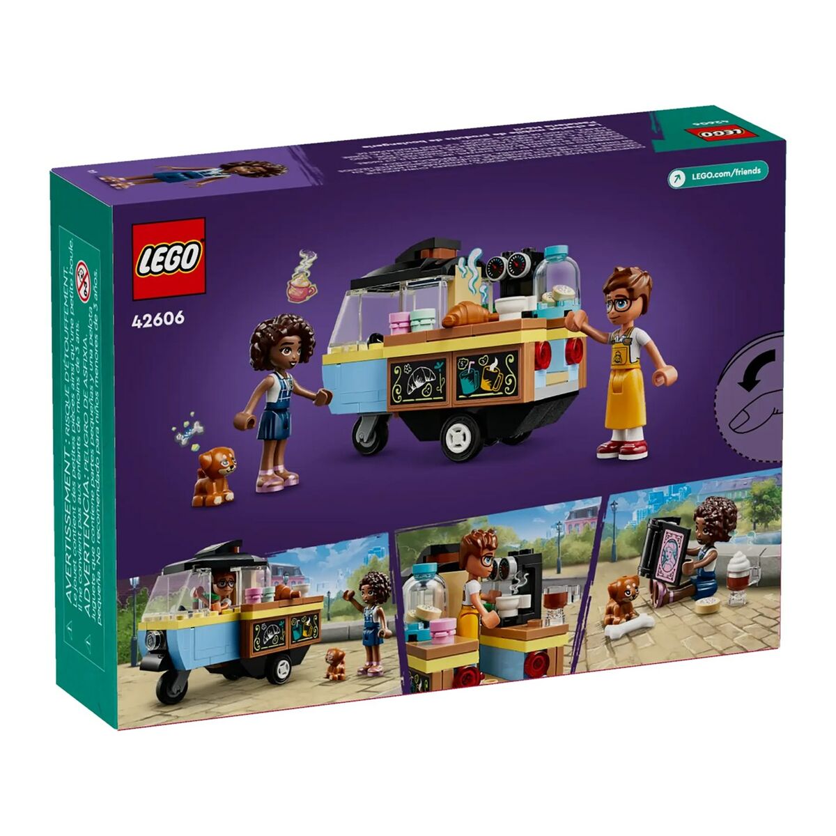 Byggsats Lego Carro de Comida de Panadería Móvil Multicolour 125 Delar-Leksaker och spel-Lego-peaceofhome.se