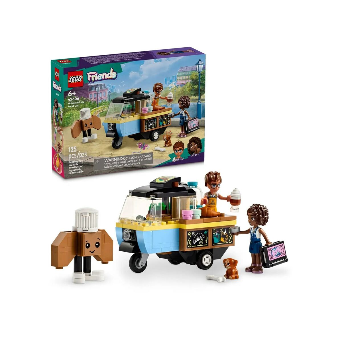 Byggsats Lego Carro de Comida de Panadería Móvil Multicolour 125 Delar-Leksaker och spel-Lego-peaceofhome.se