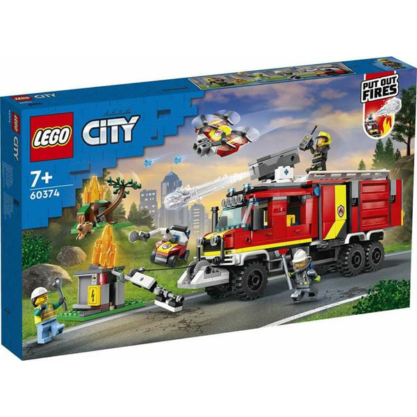 Byggsats Lego City Mobile Fire Control Unit 60374 502 Delar-Leksaker och spel-Lego-peaceofhome.se