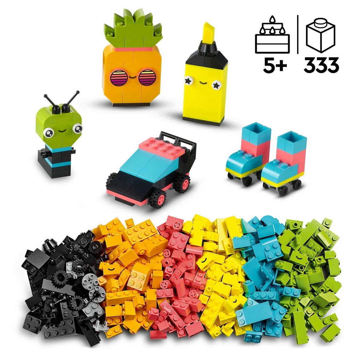 Byggsats Lego Classic Neon-Leksaker och spel-Lego-peaceofhome.se