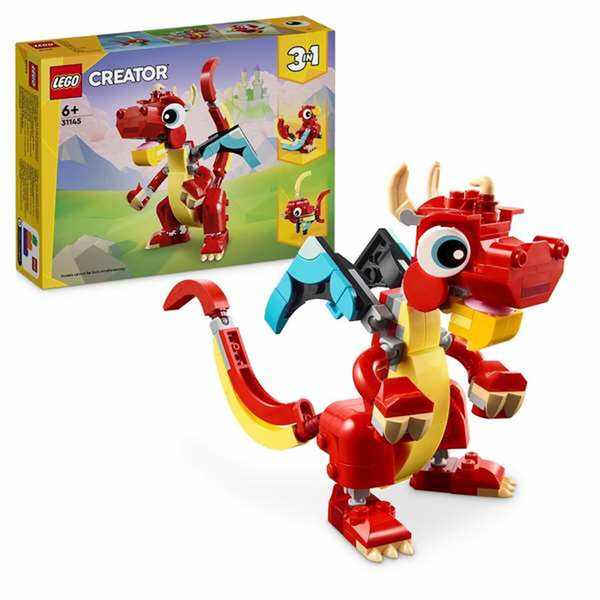 Byggsats Lego Creator 31145 Red Dragon 149 Delar-Leksaker och spel-Lego-peaceofhome.se