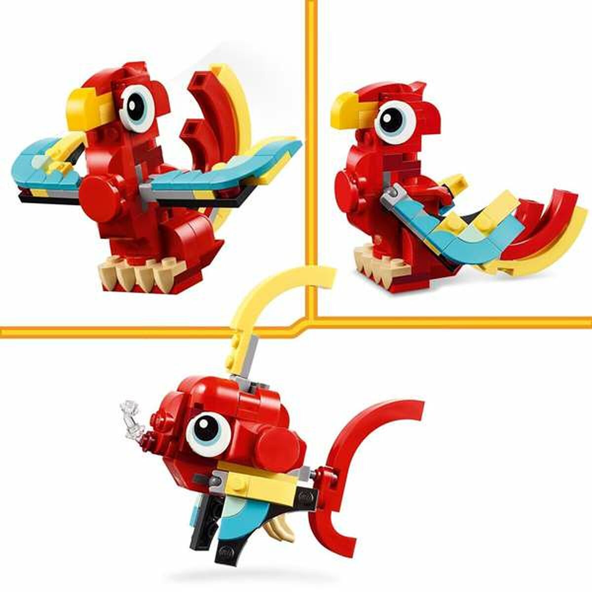 Byggsats Lego Creator 31145 Red Dragon 149 Delar-Leksaker och spel-Lego-peaceofhome.se