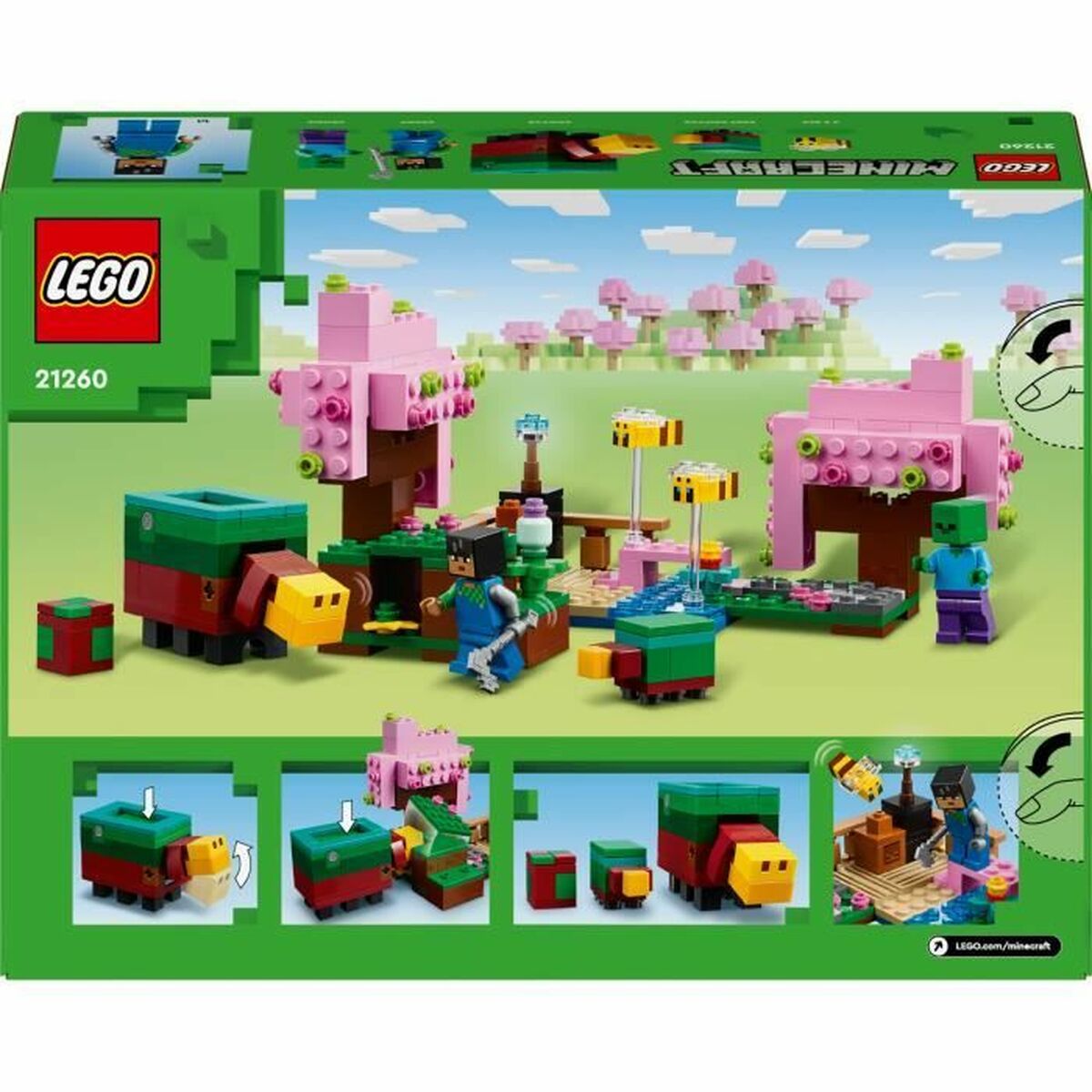 Byggsats Lego El jardín de los cerezos en flor Multicolour 304 Delar-Leksaker och spel-Lego-peaceofhome.se