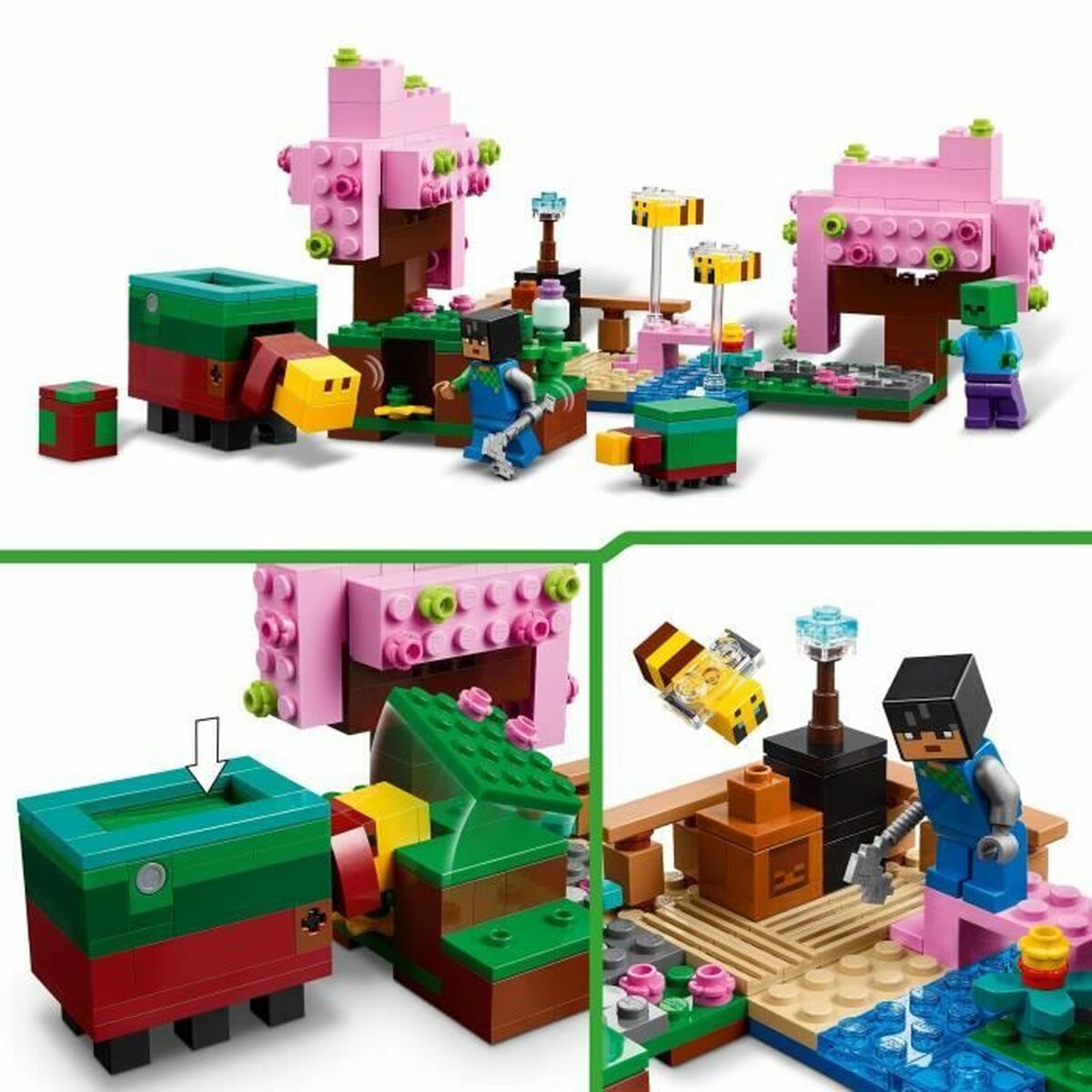 Byggsats Lego El jardín de los cerezos en flor Multicolour 304 Delar-Leksaker och spel-Lego-peaceofhome.se