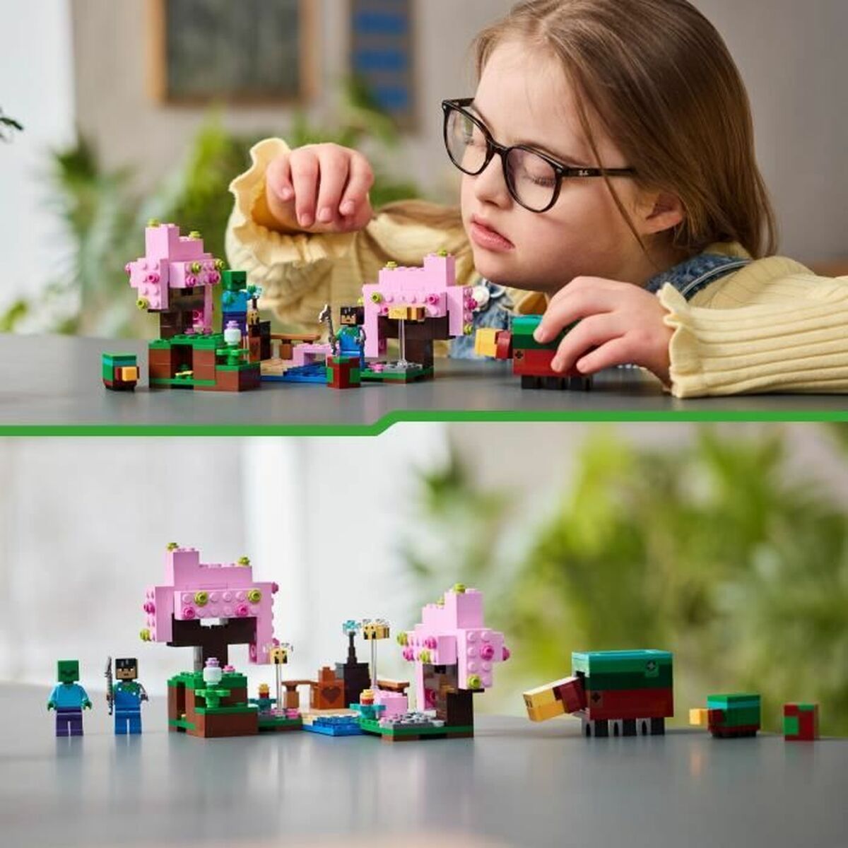 Byggsats Lego El jardín de los cerezos en flor Multicolour 304 Delar-Leksaker och spel-Lego-peaceofhome.se