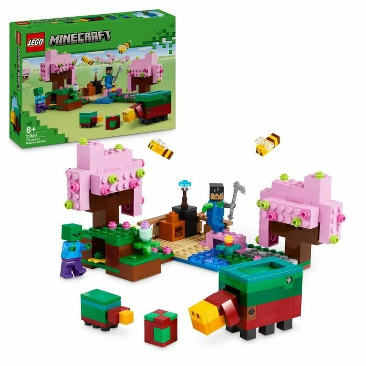 Byggsats Lego El jardín de los cerezos en flor Multicolour 304 Delar-Leksaker och spel-Lego-peaceofhome.se