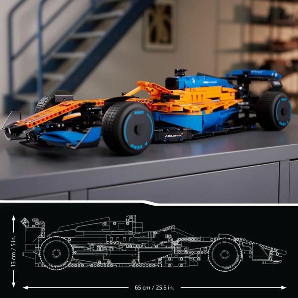 Byggsats Lego Ferrari 488 GTE AF Corse 51 Blå Svart Orange-Leksaker och spel-Lego-peaceofhome.se