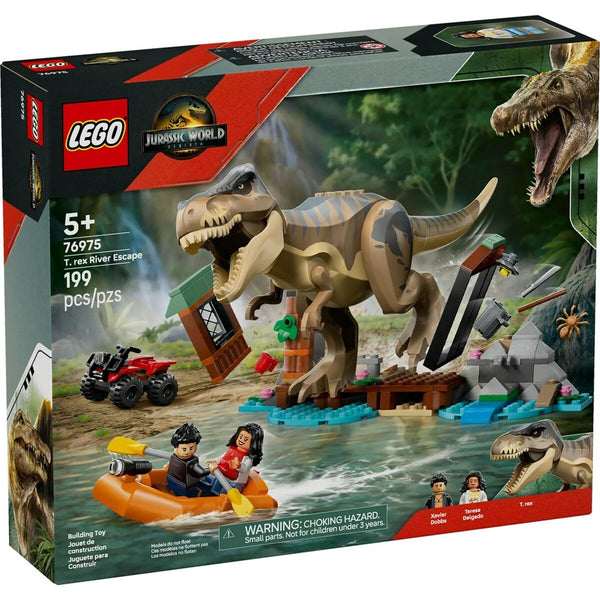 Byggsats Lego JURASSIC WORLD 76975 T.Rex River Escape-Leksaker och spel-Lego-peaceofhome.se