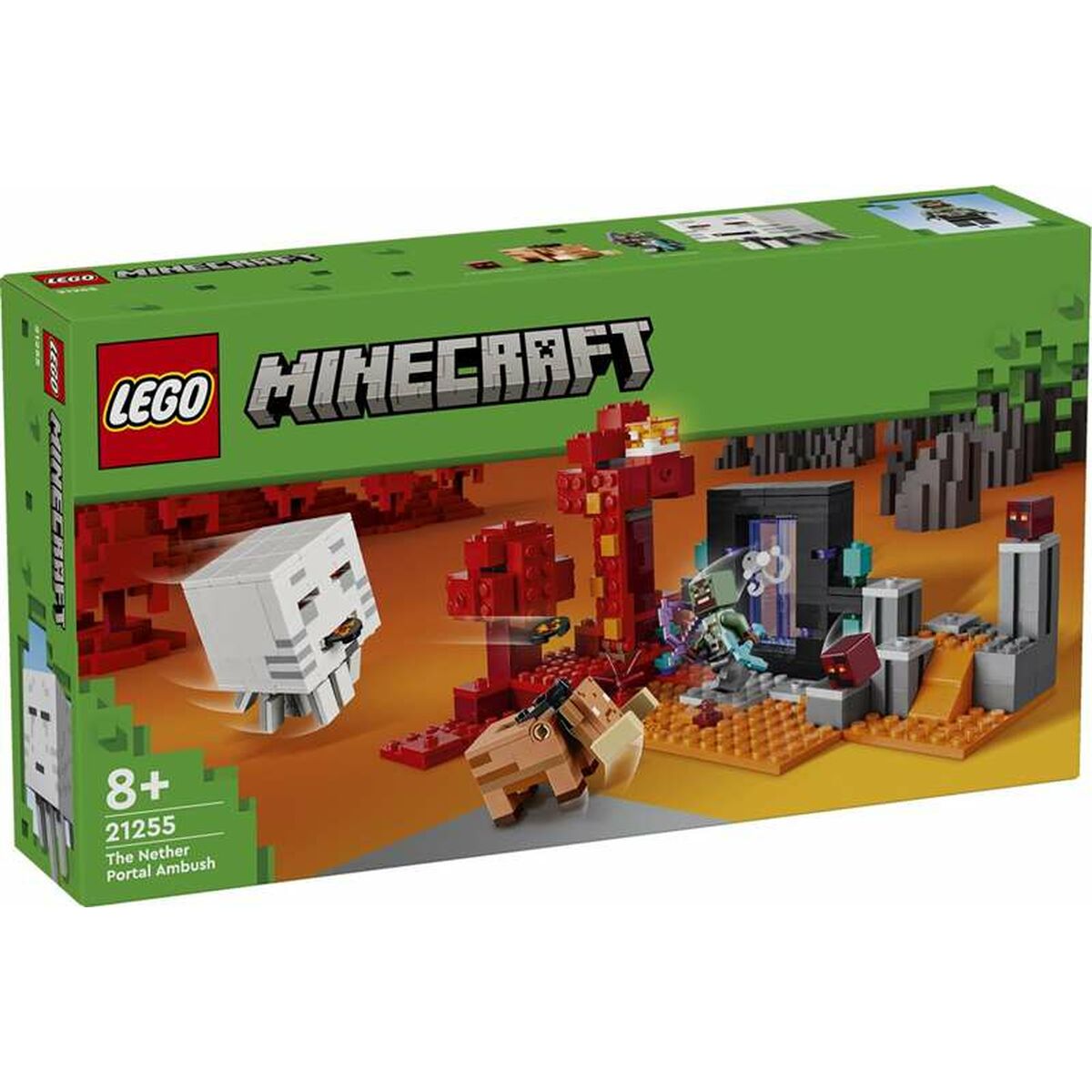 Byggsats Lego Minecraft 21255 The Nether Portal Ambush Multicolour 352 Delar-Leksaker och spel-Lego-peaceofhome.se