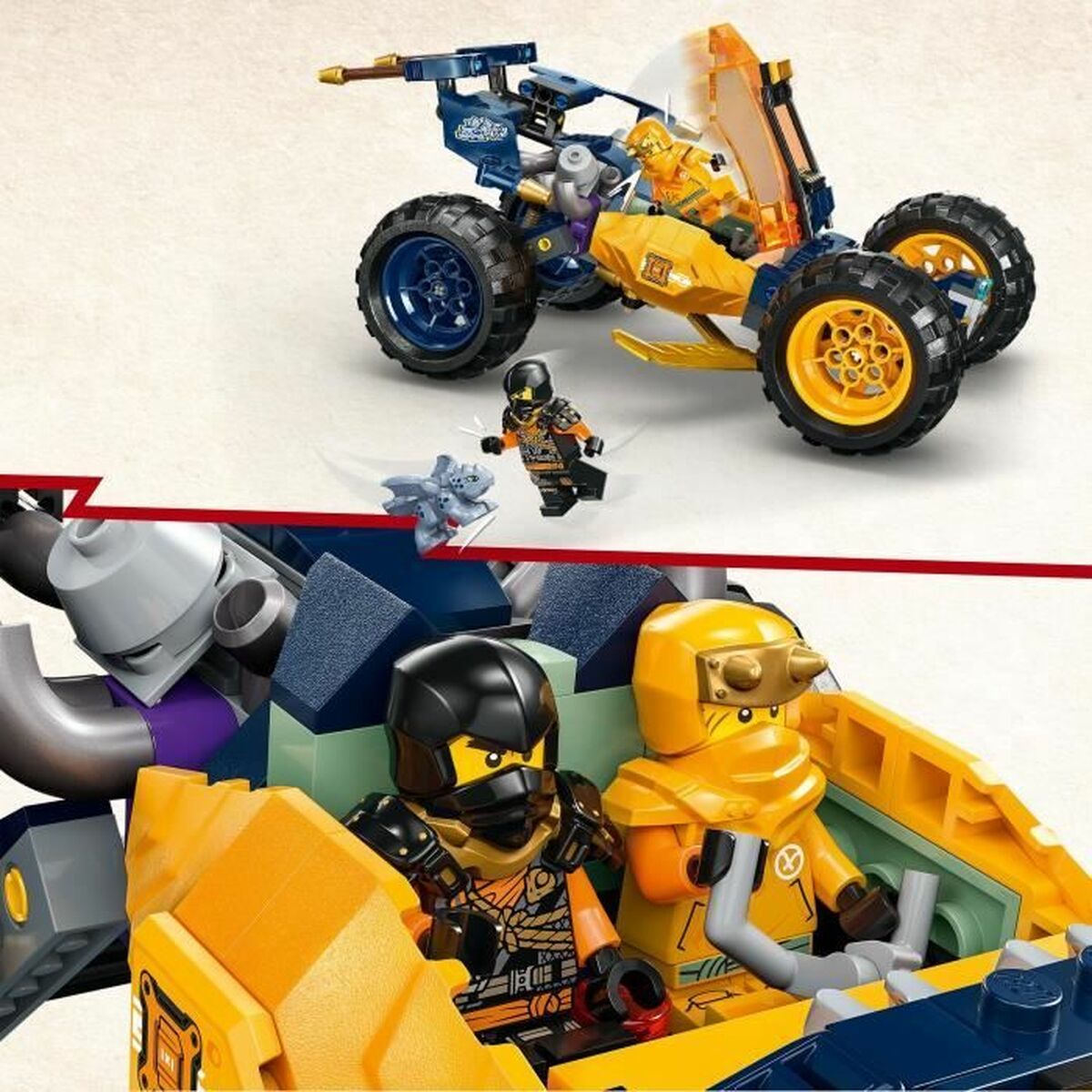 Byggsats Lego NINJAGO 71811 Arin's Ninja Off-Road Buggy Multicolour 267 Delar-Leksaker och spel-Lego-peaceofhome.se