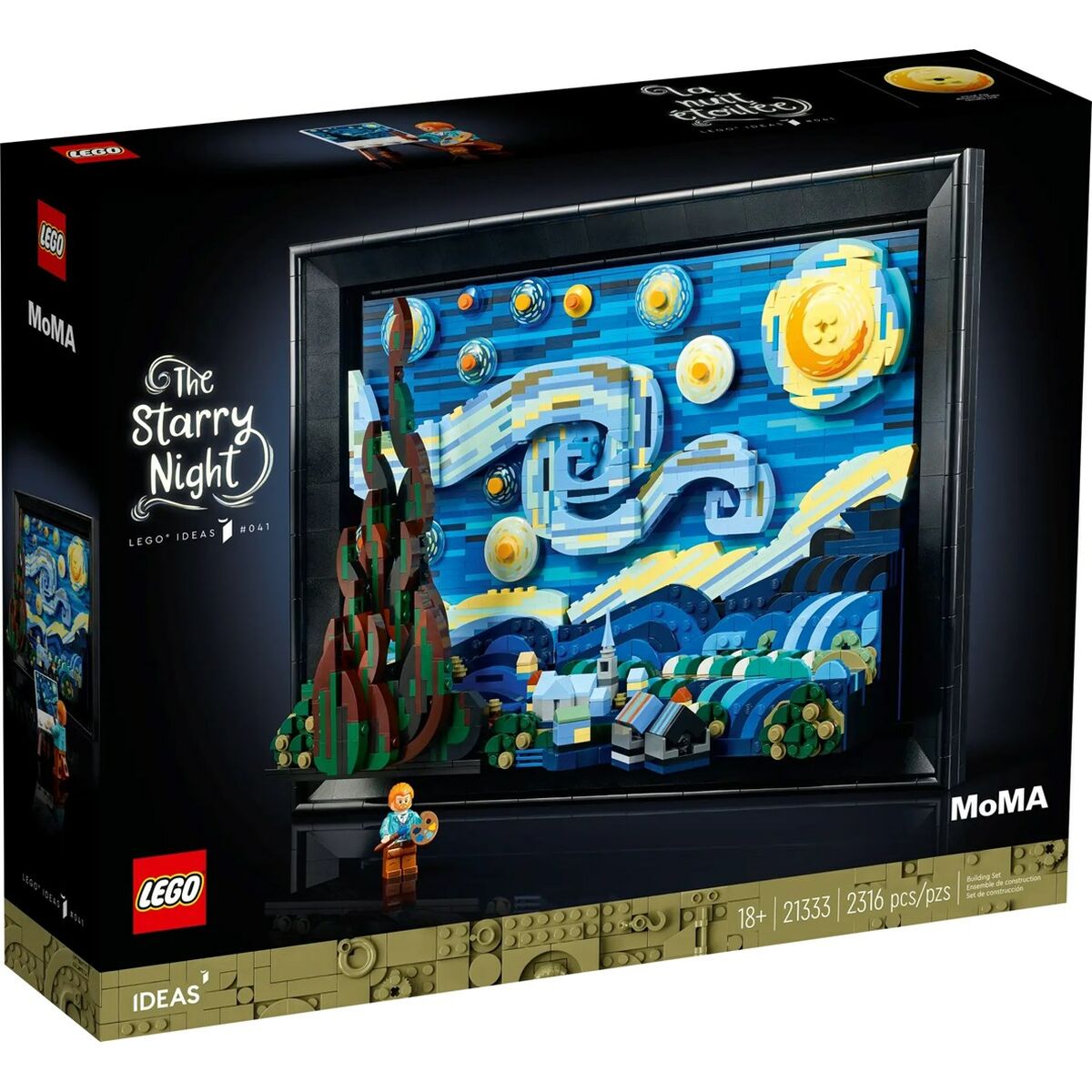 Byggsats Lego The Starry Night - Vincent Van Gogh 21333 2316 Delar-Leksaker och spel-Lego-peaceofhome.se
