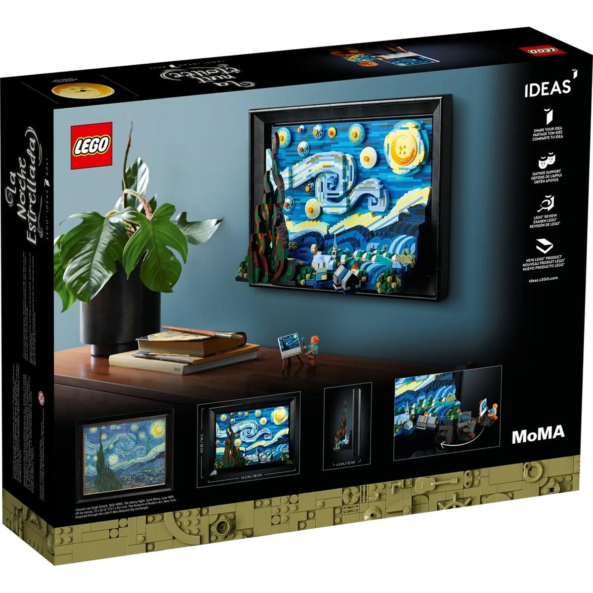 Byggsats Lego The Starry Night - Vincent Van Gogh 21333 2316 Delar-Leksaker och spel-Lego-peaceofhome.se