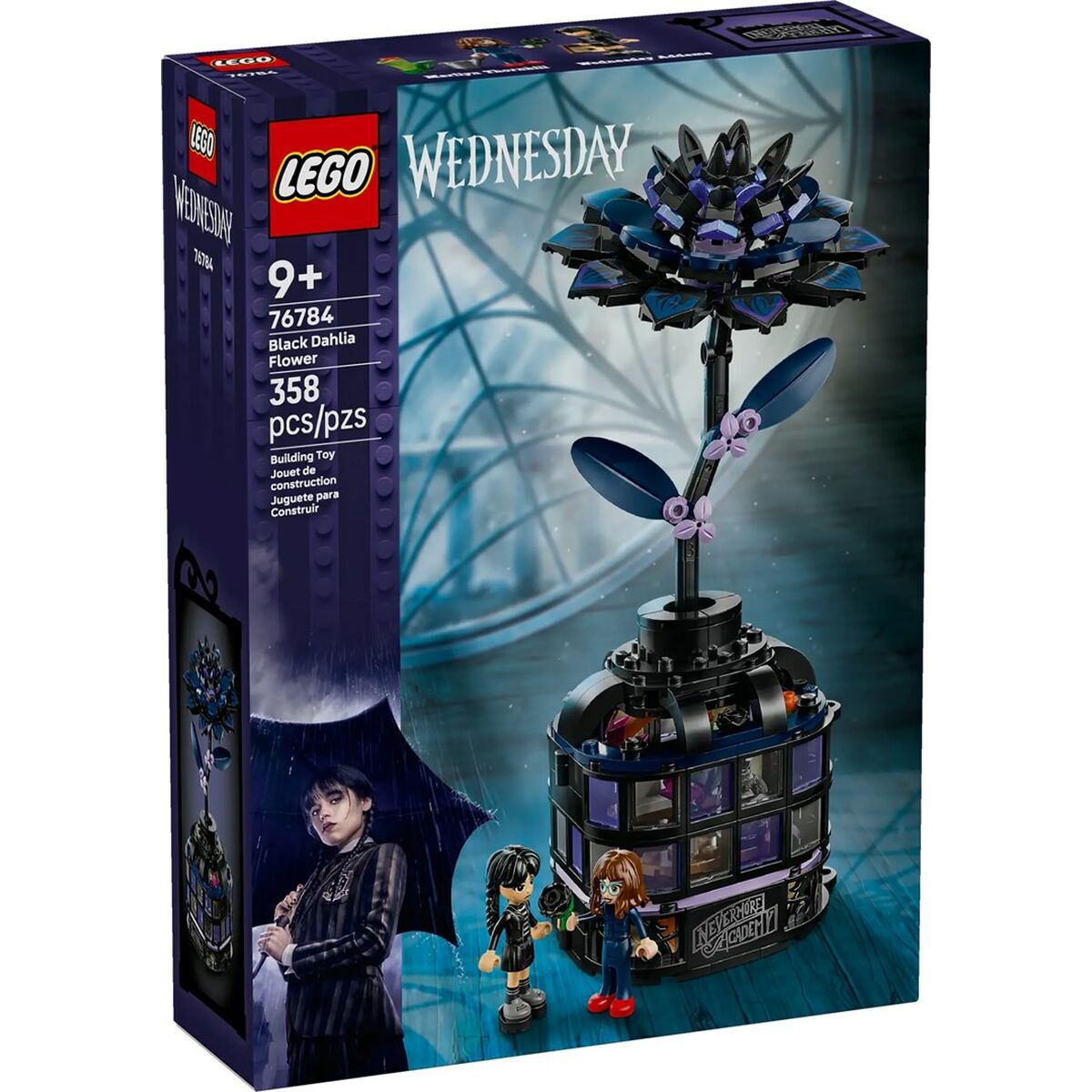 Byggsats Lego WEDNESDAY 76784 Black Dahlia Flower 358 Delar-Leksaker och spel-Lego-peaceofhome.se