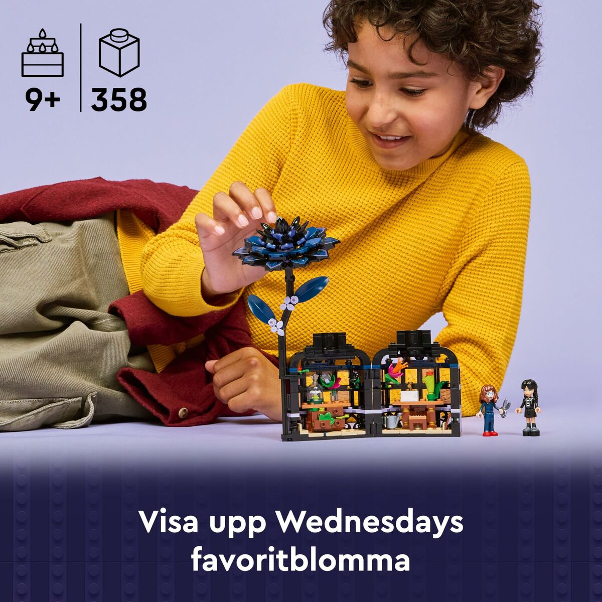 Byggsats Lego WEDNESDAY 76784 Black Dahlia Flower 358 Delar-Leksaker och spel-Lego-peaceofhome.se