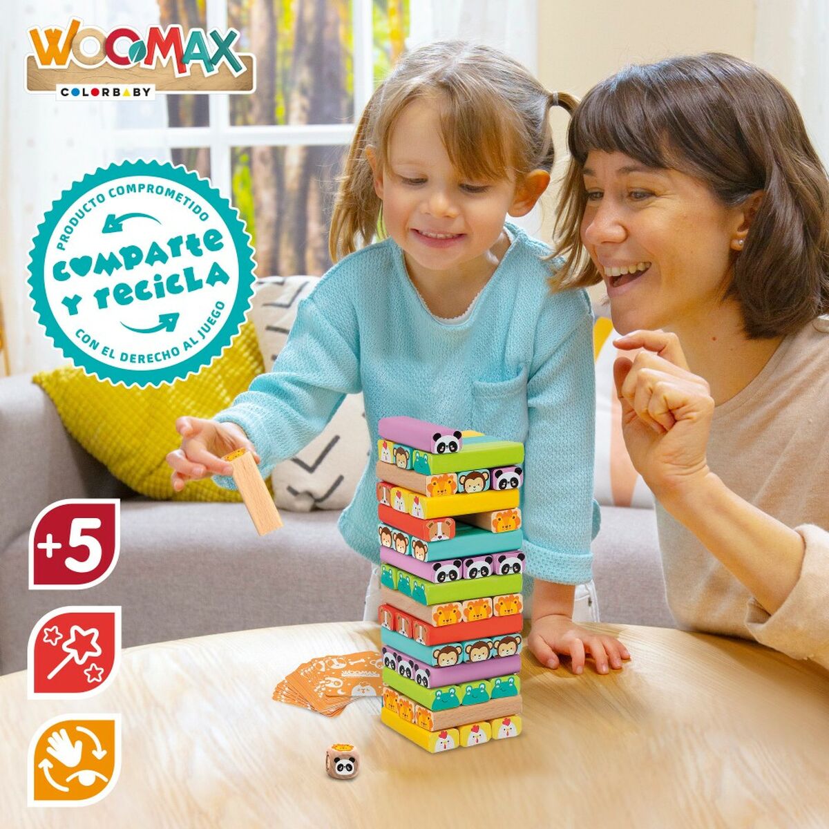 Byggsats Woomax (6 antal)-Leksaker och spel-Woomax-peaceofhome.se