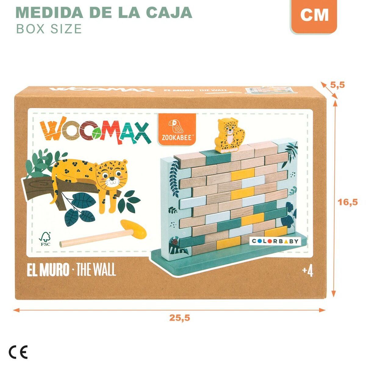 Byggsats Woomax djur 44 Delar (6 antal)-Leksaker och spel-Woomax-peaceofhome.se