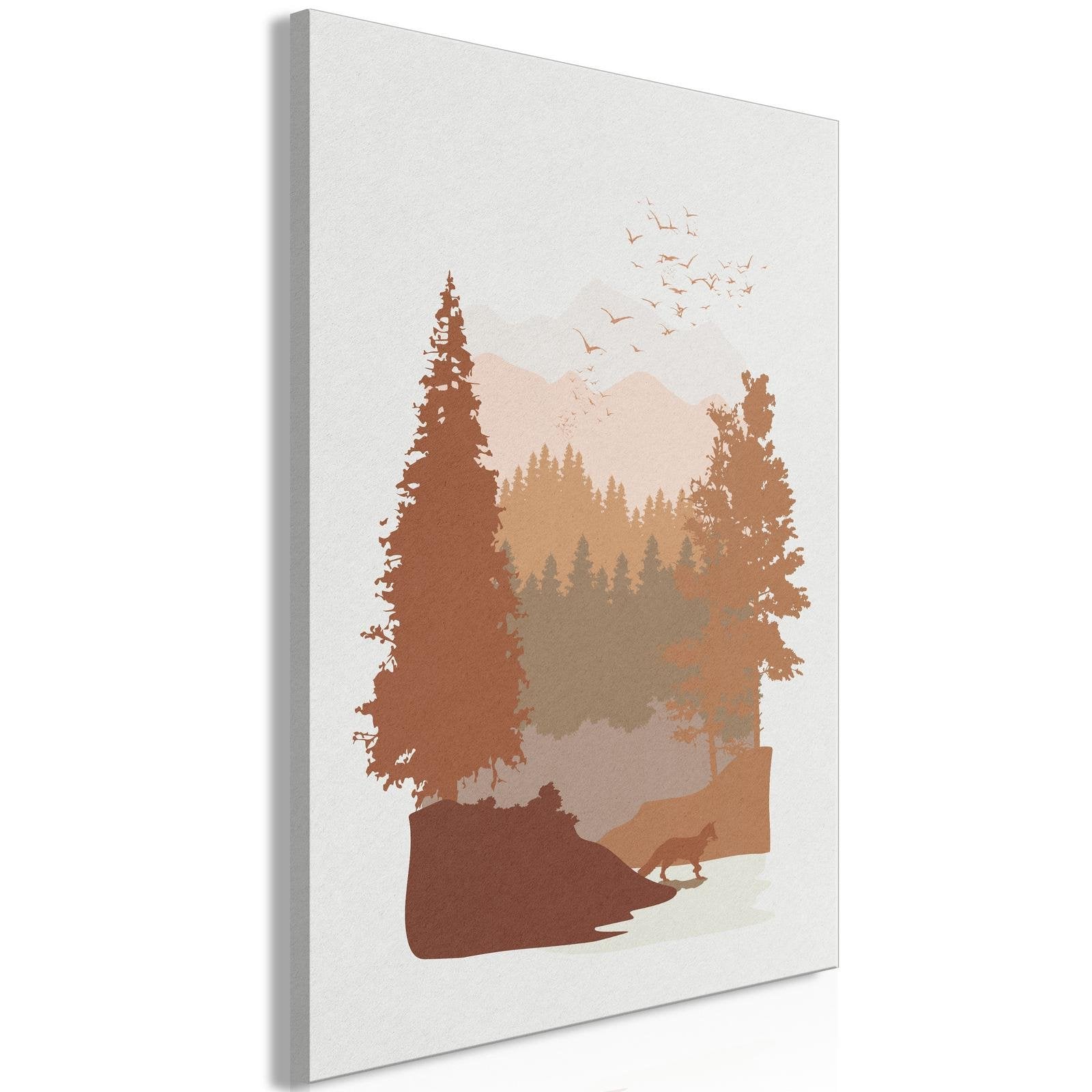 Canvas Tavla - Autumn in the Mountains Vertical-Tavla Canvas-Artgeist-40x60-peaceofhome.se