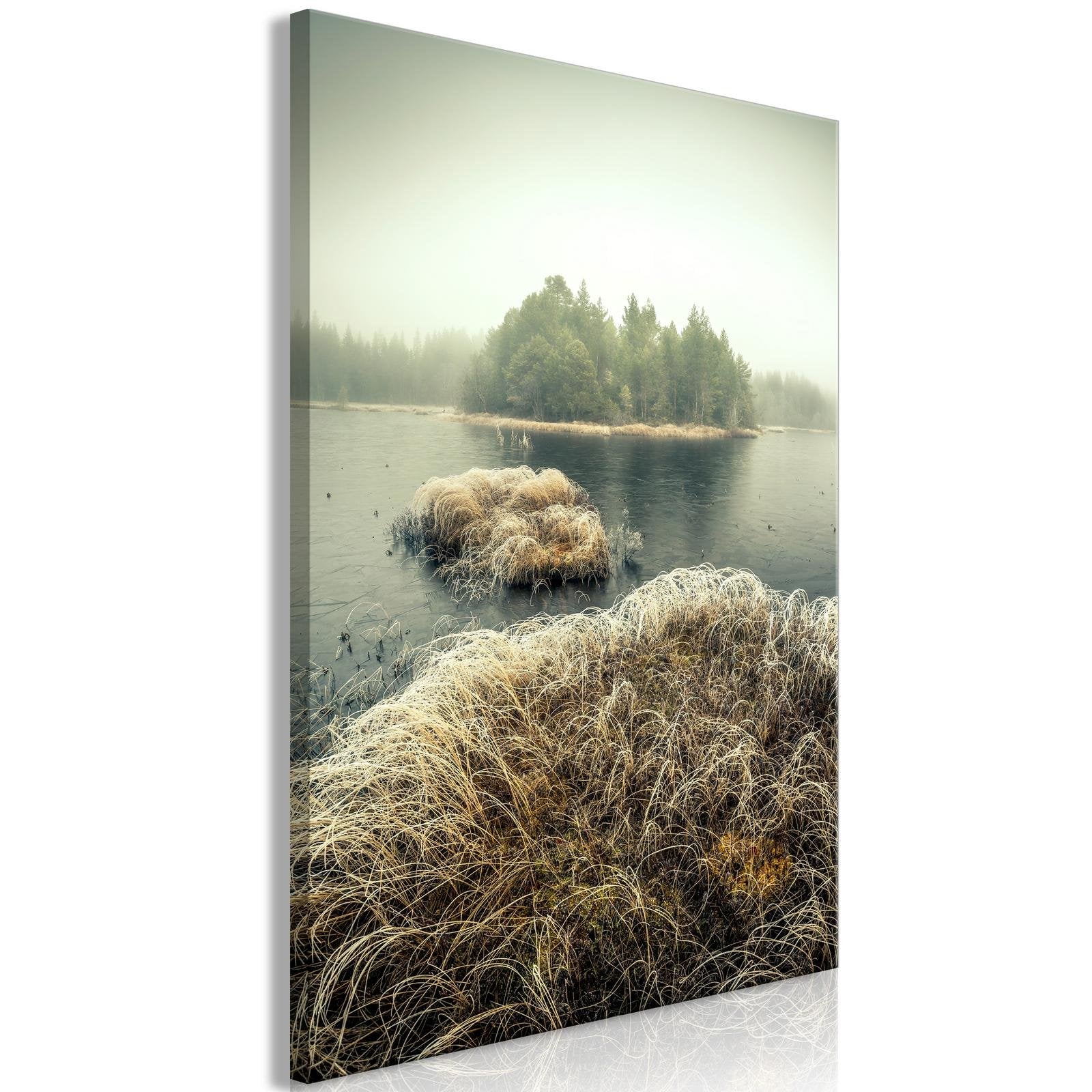 Canvas Tavla - Autumn in the Wetlands Vertical-Tavla Canvas-Artgeist-peaceofhome.se