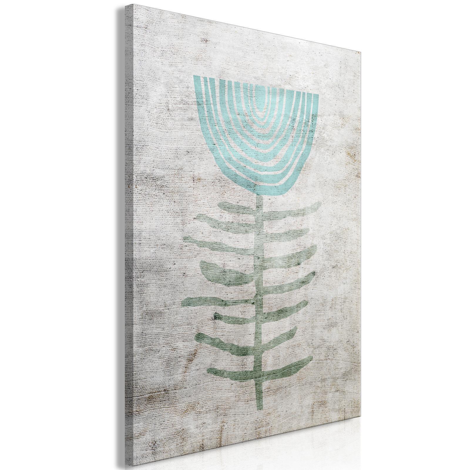 Canvas Tavla - Blue Lily Vertical-Tavlor-Artgeist-peaceofhome.se