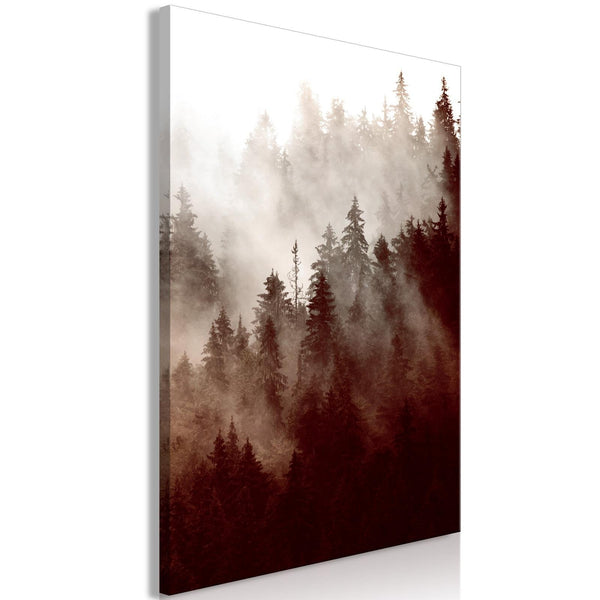 Canvas Tavla - Brown Forest Vertical-Tavla Canvas-Artgeist-40x60-peaceofhome.se