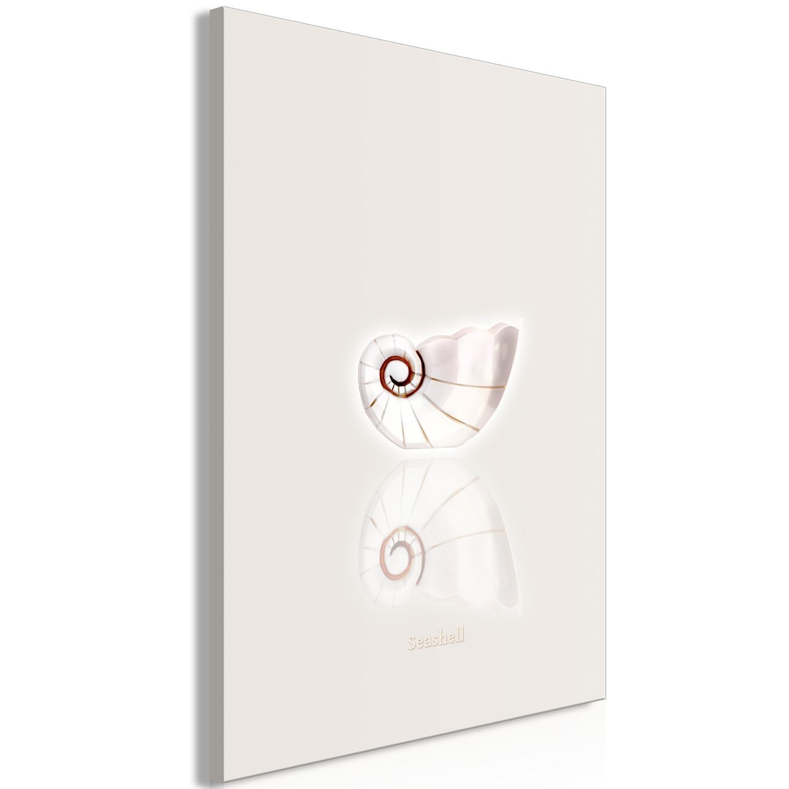 Canvas Tavla - Ceramic Shell Vertical-Tavlor-Artgeist-peaceofhome.se