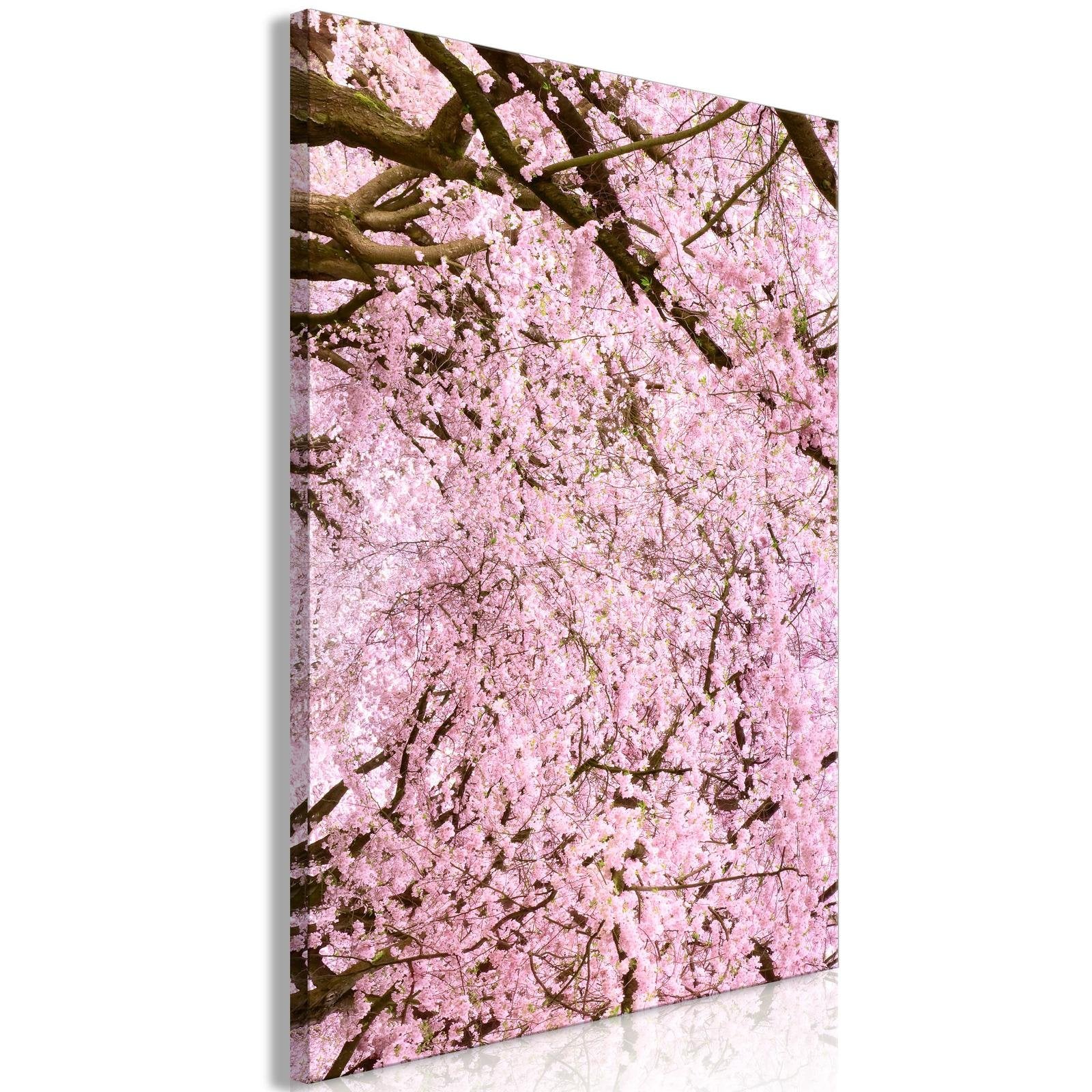 Canvas Tavla - Cherry Tree Vertical-Tavla Canvas-Artgeist-peaceofhome.se