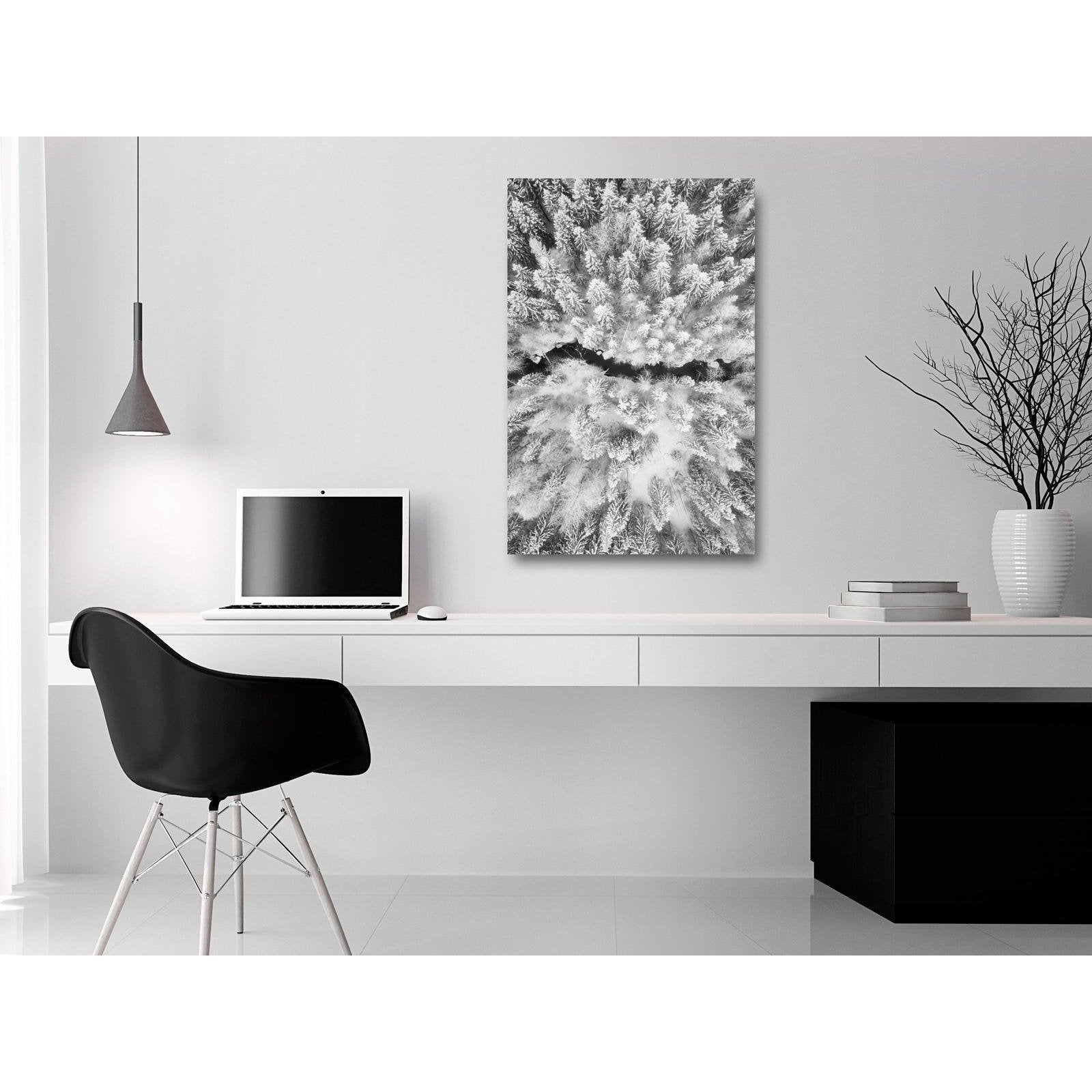 Canvas Tavla - Cold Stream Vertical-Tavla Canvas-Artgeist-40x60-peaceofhome.se