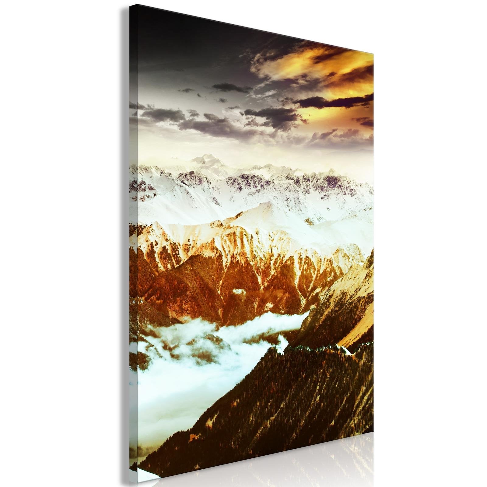 Canvas Tavla - Copper Mountains Vertical-Tavla Canvas-Artgeist-peaceofhome.se
