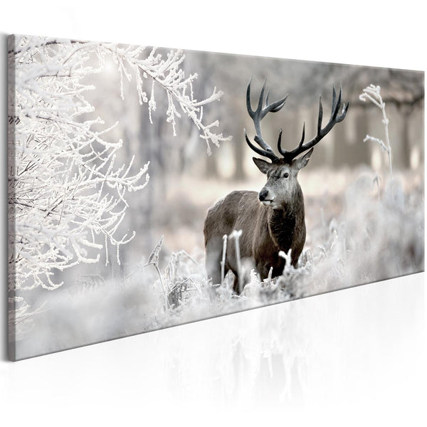 Canvas Tavla - Deer among Trees-Tavla Canvas-Artgeist-120x60-peaceofhome.se