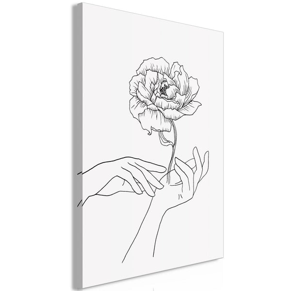 Canvas Tavla - Delicate Touch Vertical-Tavla Canvas-Artgeist-40x60-peaceofhome.se