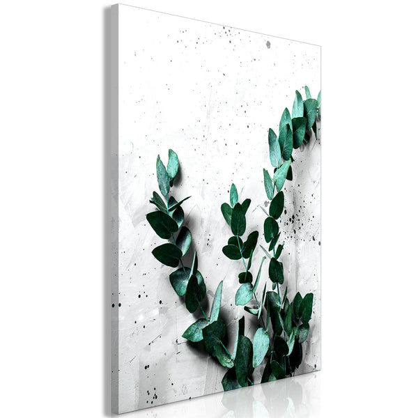 Canvas Tavla - Eucalyptus Scent Vertical-Tavla Canvas-Artgeist-peaceofhome.se